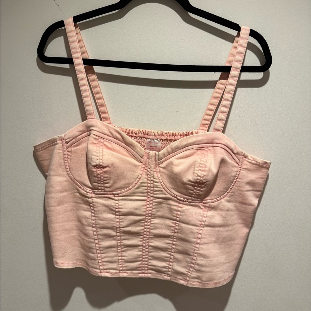 No Boundaries Pink Crop Top